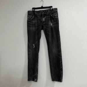 Dolce & Gabbana Gray Slim Straight Jeans